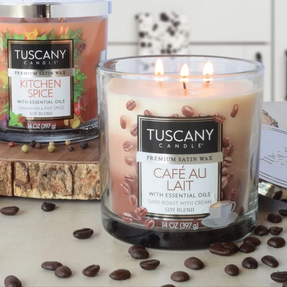 Café Au Lait Long-Lasting Scented Jar Candle (14 oz) • High Intensity - Picture 9 of 9